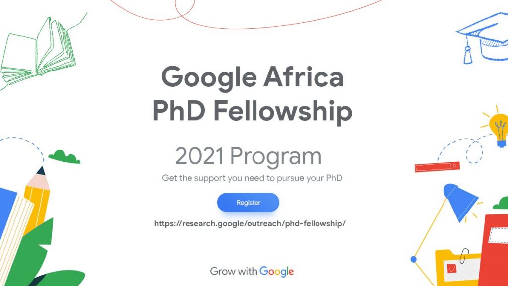 Google PhD Fellowship Program, 2021 (Up to 30,000) — Leaving Nigeria